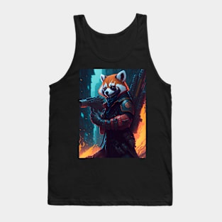 Flame-Forged Paws Tank Top